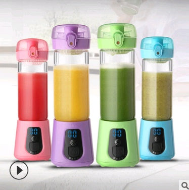 Portable Rechargeable Blender for Healthy Drinks in Pink, Purple, Green, and Blue