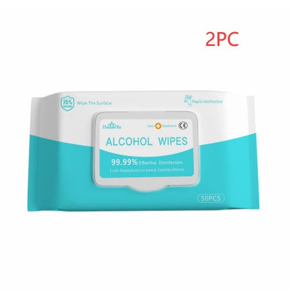 Eco-Friendly Alcohol Wipes - Portable Disinfectant Solution