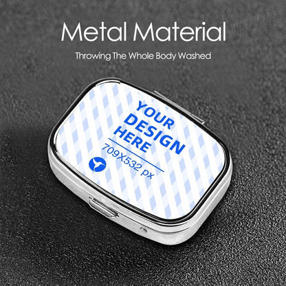 Silver Metal Soap Case - Eco-Friendly and Durable
