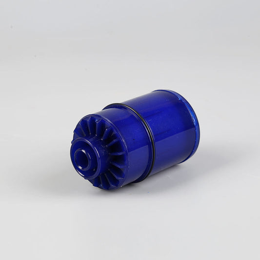 Blue Cylindrical Shower Filter Cartridge for Enhanced Water Quality