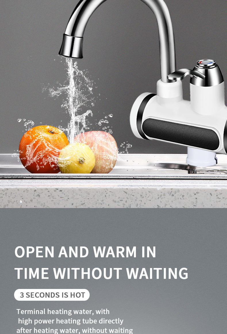 Instant Electric Water Heater Faucet - Energy Efficient, Water-Saving, Digital Display