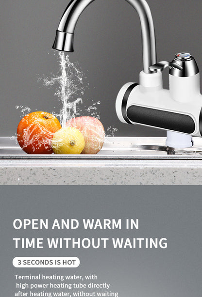 Instant Electric Water Heater Faucet - Energy Efficient, Water-Saving, Digital Display