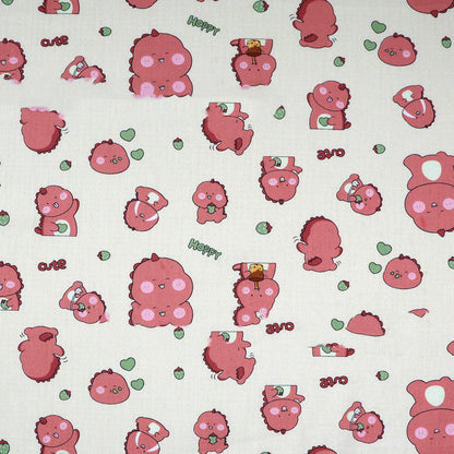 Eco-Friendly Reusable Cloth Wipes - Multicolored Cartoon Patterns