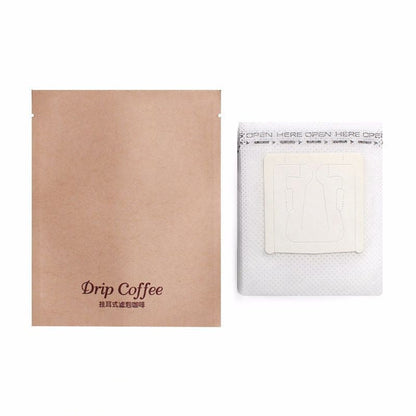 Eco-Friendly Single-Serve Coffee Filters - Biodegradable & Compostable