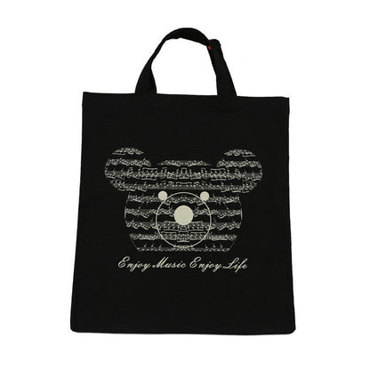 Eco-Friendly Reusable Tote Bag - Natural Beige Cotton Canvas