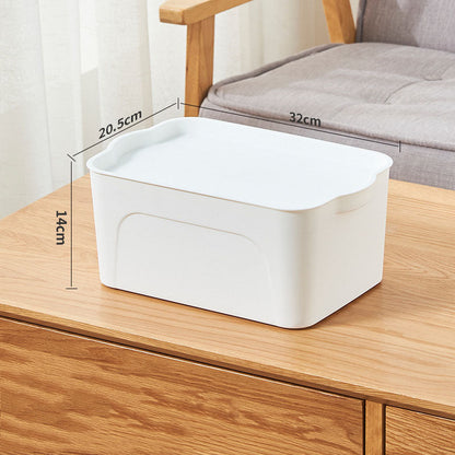 Stackable Rectangular Storage Bins - Space-Saving, Durable, Multi-Use