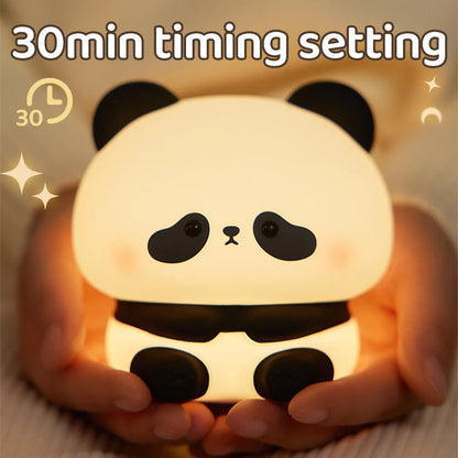 Eco-Friendly Panda Night Light - Portable LED for Kids