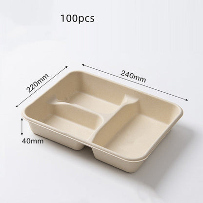 Eco-Friendly Biodegradable Compartmentalized Trays for Sustainable Living