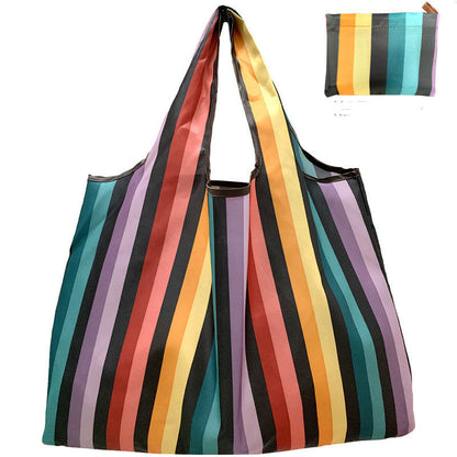 Eco-Friendly Reusable Shopping Bag - Durable Floral Tote for Groceries