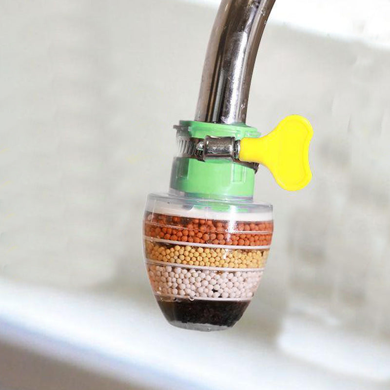 Transparent Faucet Water Filter with Mineral Filtration for Cleaner Water