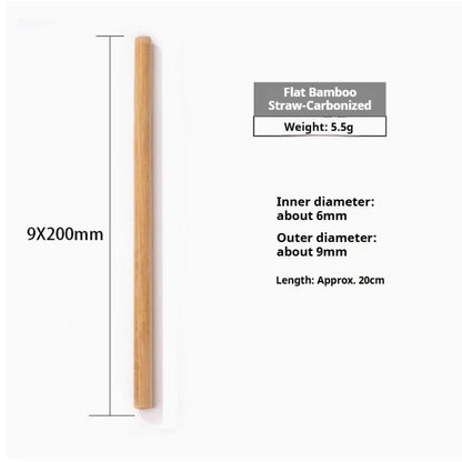 Eco-Friendly Bamboo Reusable Drinking Straws - Sustainable & Biodegradable
