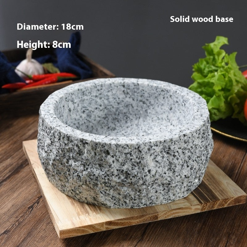 Eco-Friendly Natural Stone Bowl for Kitchen & Bathroom