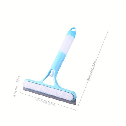 Eco-Friendly Spray Window Cleaner with Squeegee - Water-Saving & Refillable