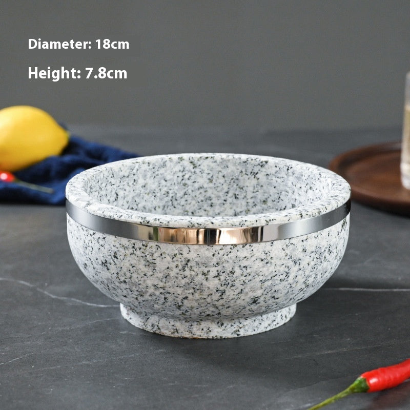 Eco-Friendly Natural Stone Bowl for Kitchen & Bathroom