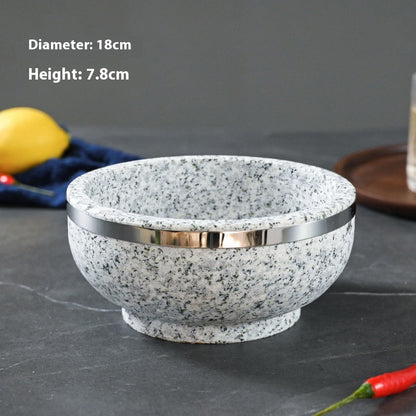 Eco-Friendly Natural Stone Bowl for Kitchen & Bathroom