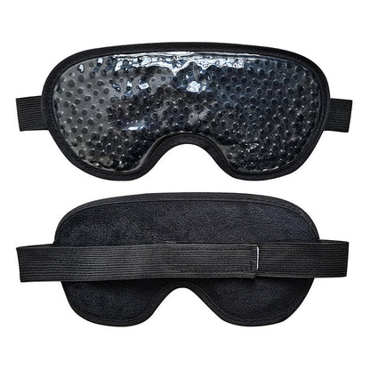 Reusable Gel Eye Mask for Hot & Cold Therapy - Blue Contoured Design