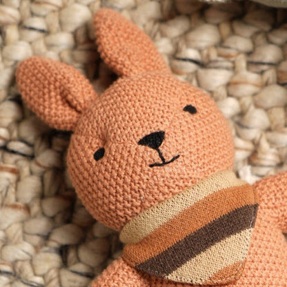 Eco-Friendly Knitted Seahorse Plush Toy - Sustainable Comfort for Kids