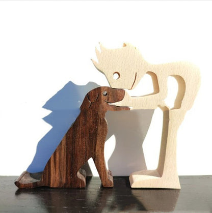 Eco-Friendly Wooden Animal Figurines - Sustainable Home Decor