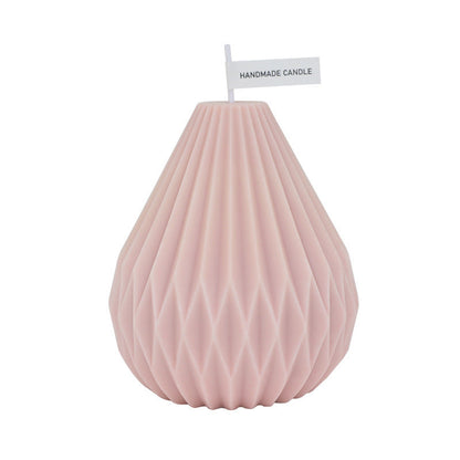 Geometric Pastel Handmade Candles - Eco-Friendly Home Décor