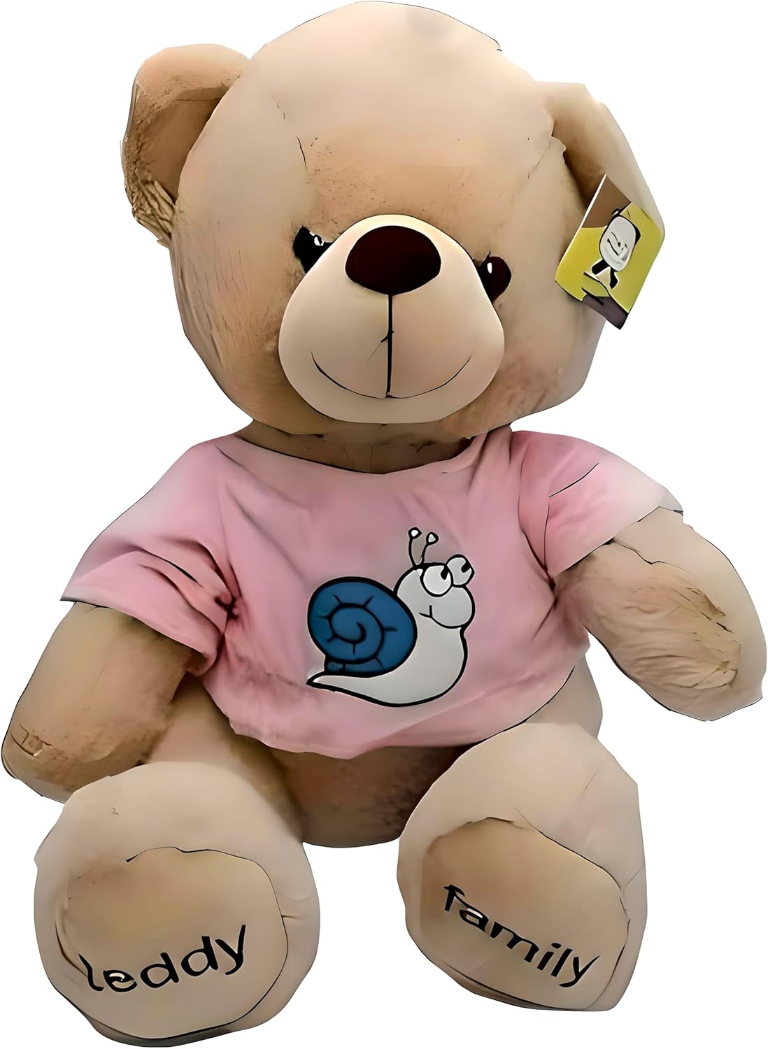 72 Pieces 40cm Teddy Bear Browns with Pink T-Shirt (Plush Stuffed Soft Toy for Kids)