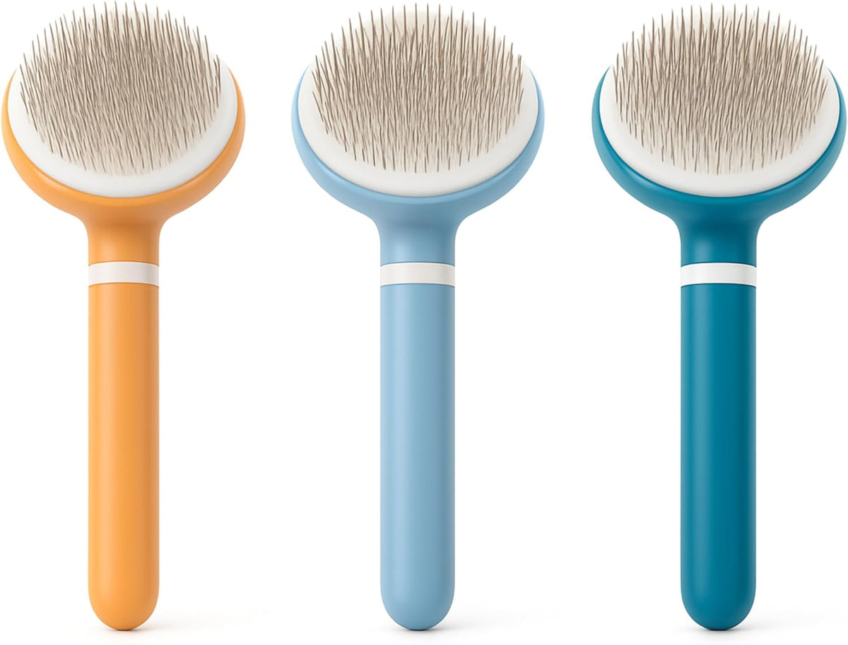 120 Pieces Cat Grooming Brushes (Thick Needle – Pack of 3 – Assorted Colors)