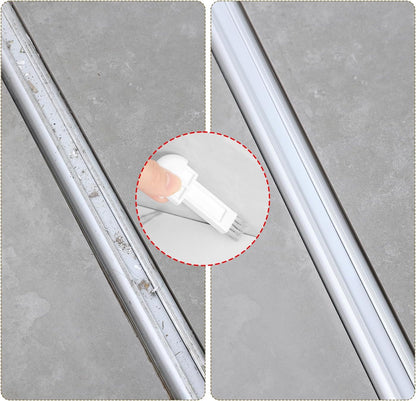 Floor Crevice Cleaning Brush – Replacement Set of 3 Pieces – Grey – Nylon