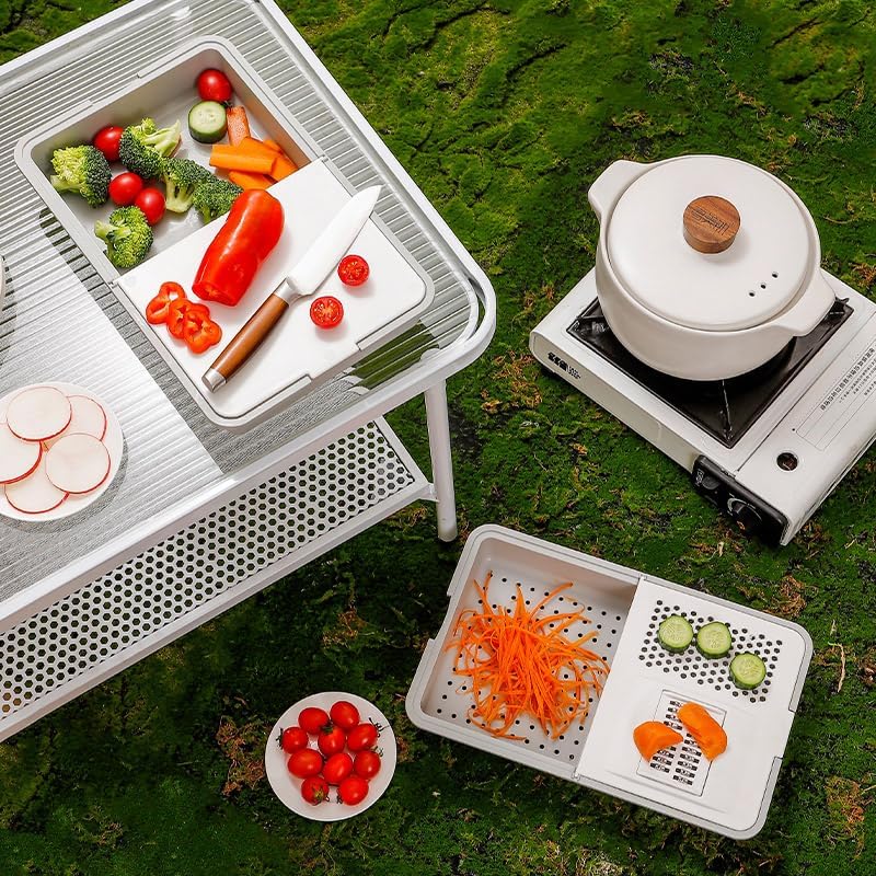 96 Pieces Scraper Storage Boxes with Grater (White & Grey)