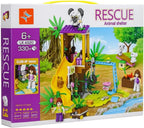 72 Pieces Rescue Animal Shelter Building Set | 330+ Pieces | Creative STEM Toys for Kids | Build Animal Rescue Shelter (Shelter Accessories – and More | Fun – Educational & Safe for Ages 6+)