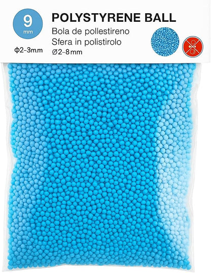 Polystyrene Ball Blue for Crafts, DIY Projects, and Decorations - Lightweight and Versatile