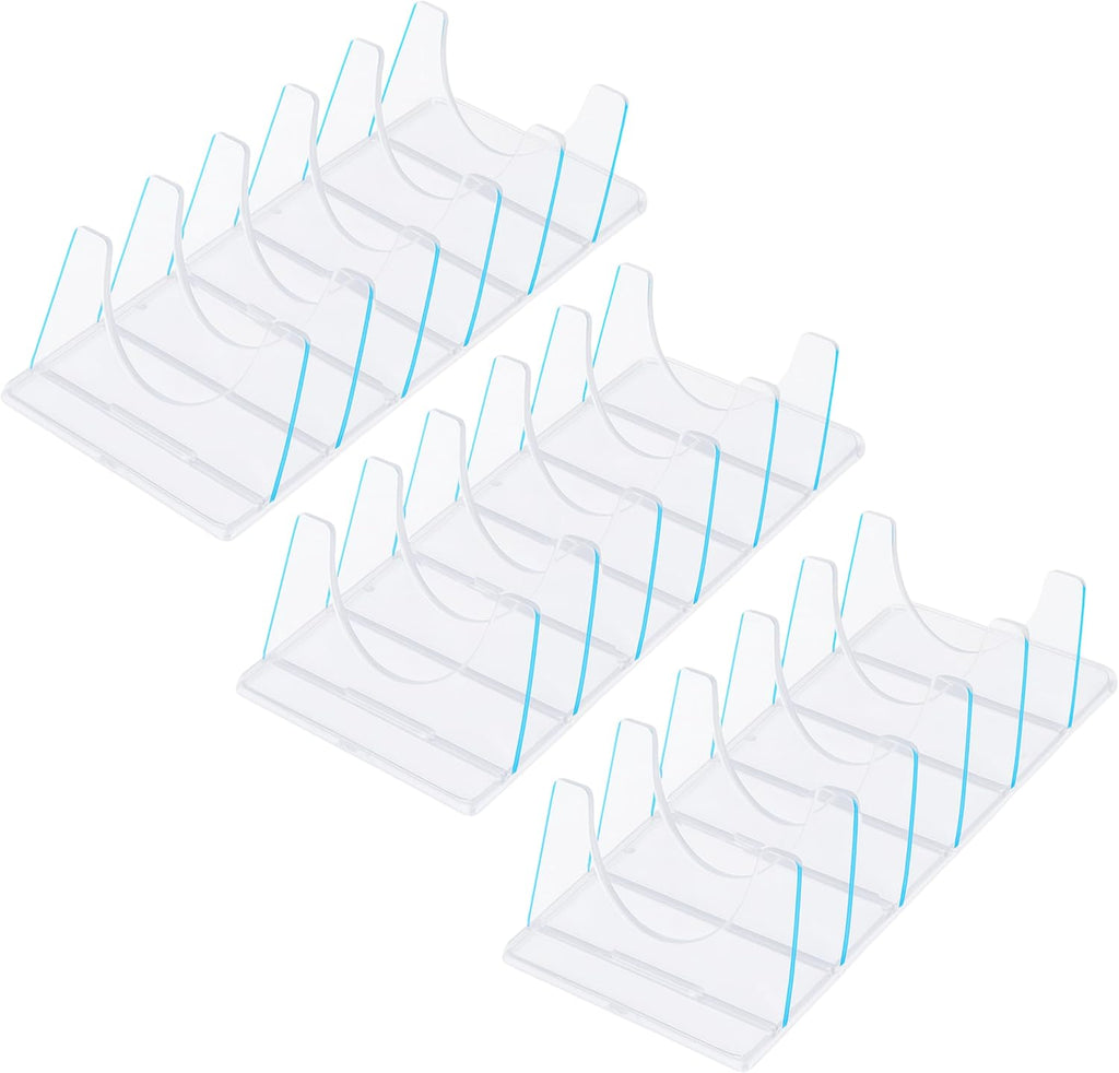 96 Pieces U-shaped Eye Shadow Tray - Transparents (Pack of 3)