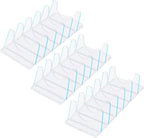 96 Pieces U-shaped Eye Shadow Tray - Transparents (Pack of 3)