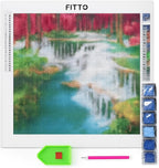 96 Pieces Vibrant 5D DIY Diamond Painting Kits (40x40cm Art Craft Mosaic)
