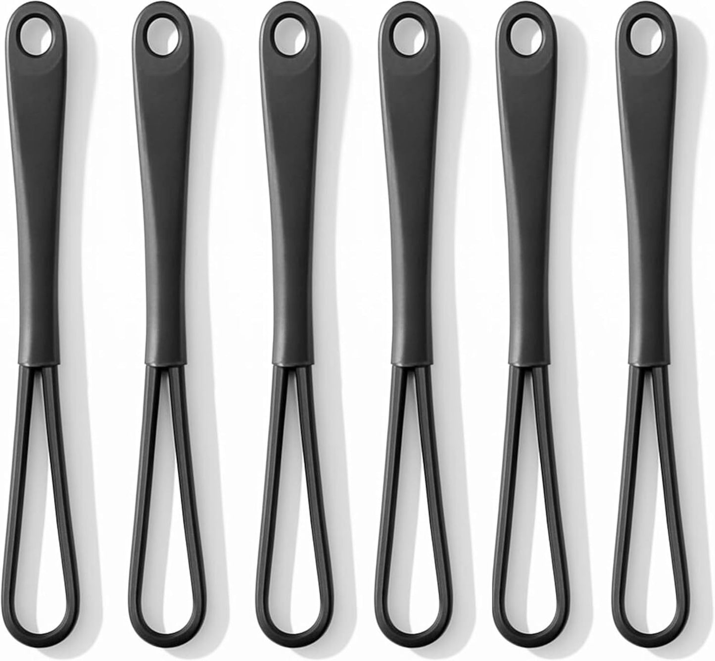 Mini Egg Mixer – Lightweight Black Design, Pack of 6