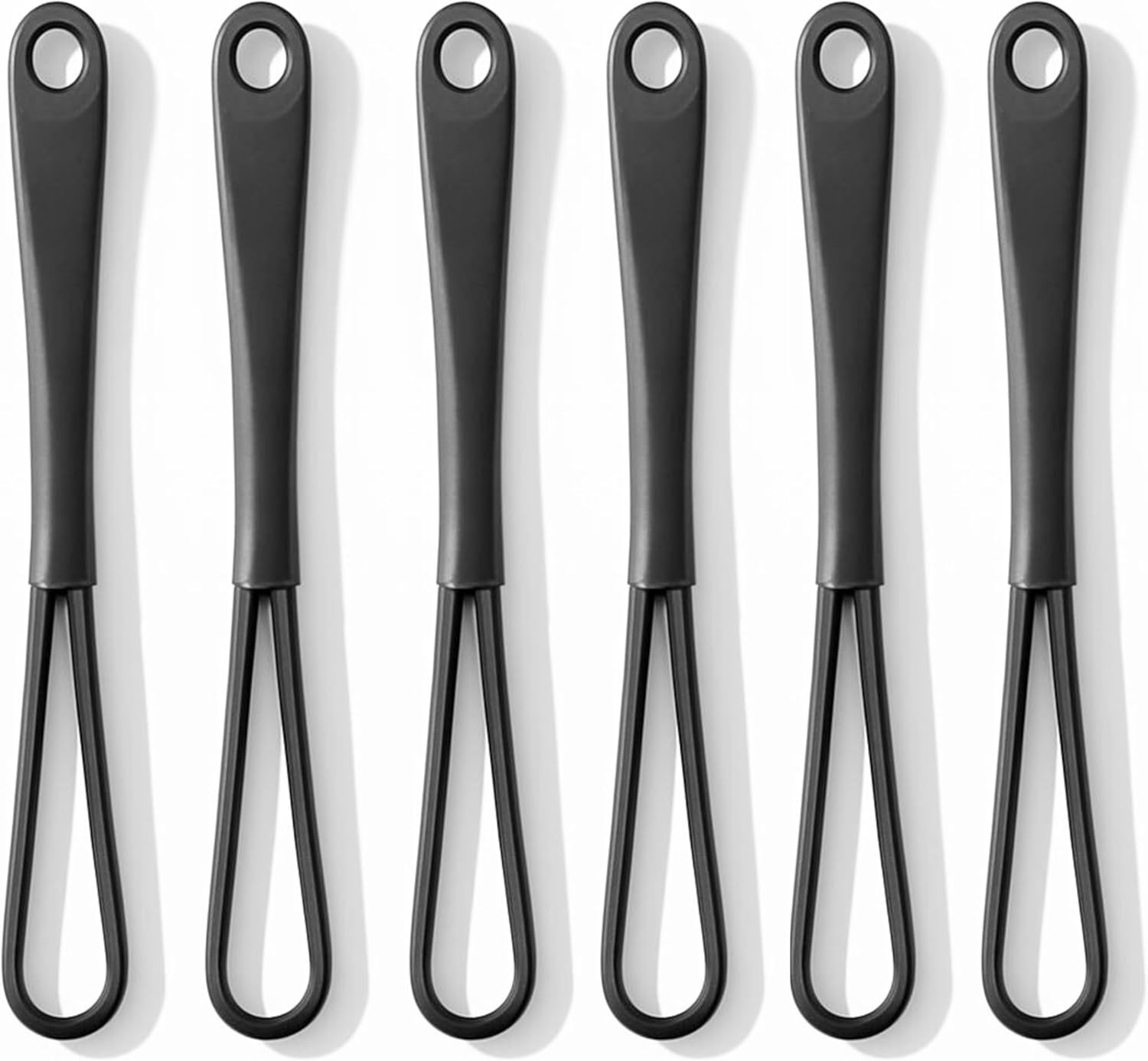 120 Pieces Mini Egg Mixers (Lightweight Black Design – Pack of 6)