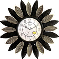 60 Pieces Leaf Design Wall Clocks (12-Inch Decorative Wall Clock with Silent Quartz Movement – Modern Leaf Pattern – Round Wall Clock for Living Room – Bedroom – Kitchen – Office – Home Décor)
