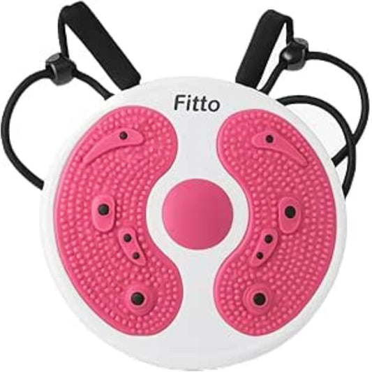 Pink Waist Trainer for Weight Loss with Twister Exercise Equipment