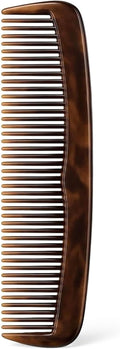 144 Pieces Rounded Teeth Plastic Hair Comb Coffee Color - Wide Tooth Detangling Comb Anti-Statics for Wet & Dry Hair
