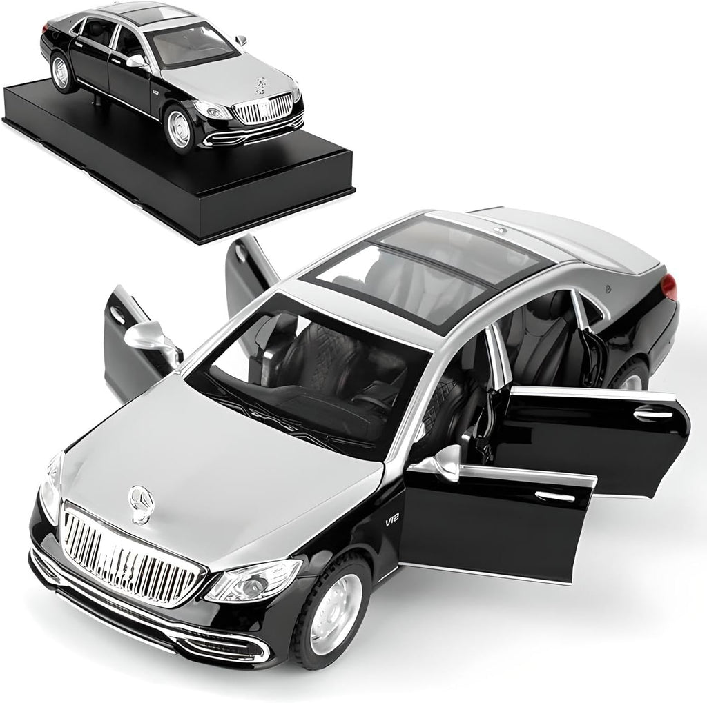 72 Pieces Rolls-Royce Model Car 1:32 Scale Alloy Diecast - Full Black Luxury Replicas (Collectible – Detailed Interior & Exterior – Precision Engineering – Perfect Gift for Car Enthusiasts)
