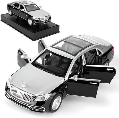 Rolls-Royce Model Car 1:32 Scale Alloy Diecast - Full Black Luxury Replica, Collectible, Detailed Interior & Exterior, Precision Engineering, Perfect Gift for Car Enthusiasts