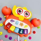 96 Pieces Baby Musical Toy Cute Crabs with Music and Lights For Babies and Toddlers