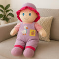 72 Pieces Purple Dolls with Pink Hair (Collectible Toy for Kids & Playroom Decor)