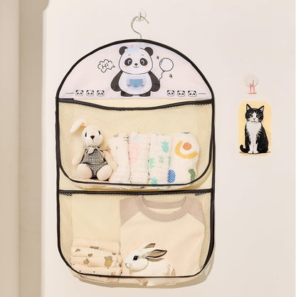 Aromatherapy Socks Storage Bag - Three Layers - Cream Color