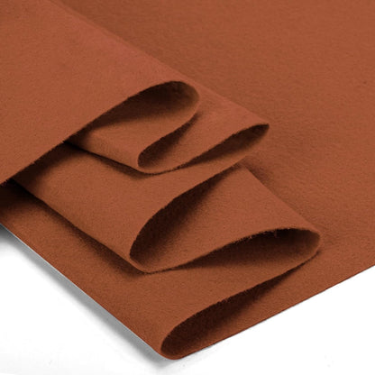 Felt Fabric 1 Piece 40cm x 60cm Brown for Crafts, DIY Projects, Sewing, Upholstery
