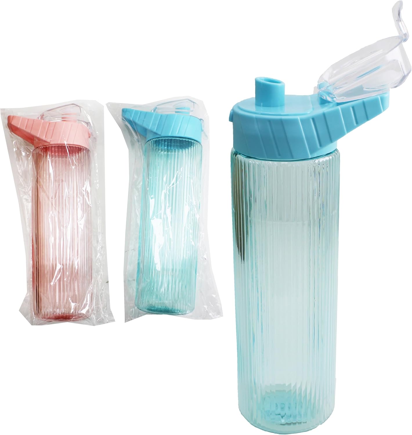 120 Pieces Plastic Sport Bottles (750ML – Assorted Colors – BPA-Free Hydration Bottle)