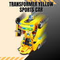 72 Pieces 2 In 1 Remote Control Bumble Car One Button Transformation From Robot Mode To Sports Car Modes with Light and Music