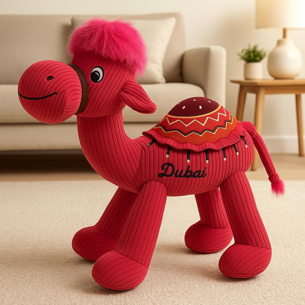 96 Pieces Pink Camels (20 cm Decorative Figurine for Home Decor – Novelty Camel plush toy)