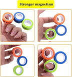 120 Pieces Magnetic Rings - Unique and Fun Novelty Toys for Stress Relief and Entertainment