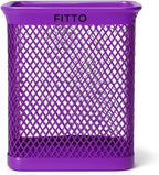 144 Pieces Purple Rectangle Pen Holders (8x10cm for Office – Home & School)