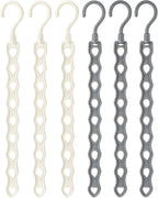 120 Pieces Vertical Clothes Racks (44cm Space-Saving Design – 360° Rotating Hook – PP Material – Set of 6)