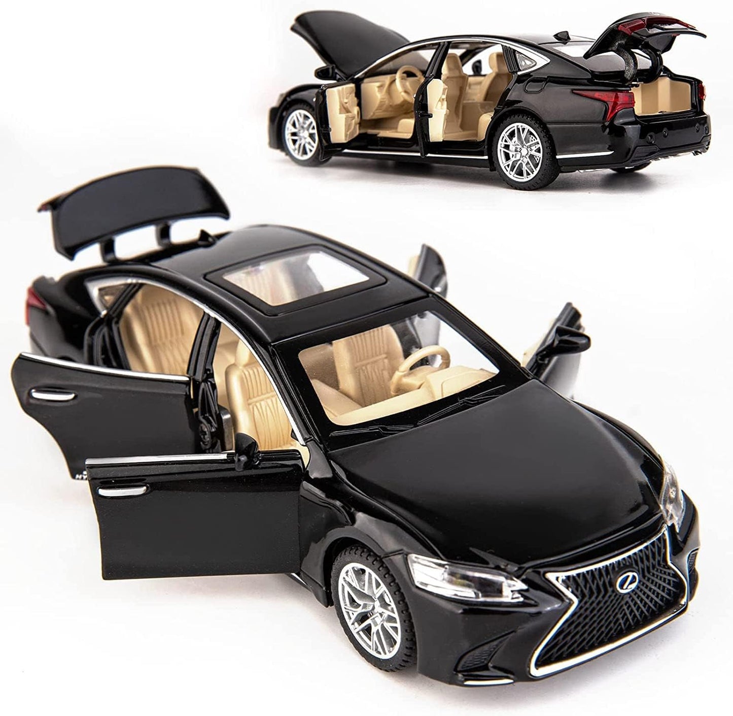 1:32 Scale Metal Car - Diecast Model, Black - Premium Collectible Car, Realistic Design with High-Quality Craftsmanship, Perfect for Display or Gift